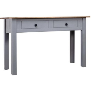 Konsolentisch Grau 110x40x72 cm Kiefernholz Panama - Vidaxl