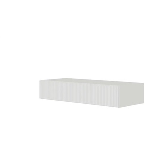 Konsolentisch hängend - weiß - Materialmix - 90 cm - 17 cm | Möbel Kraft