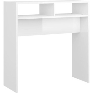 Konsolentisch Hochglanz-Weiß 78x30x80 cm Holzwerkstoff Vidaxl