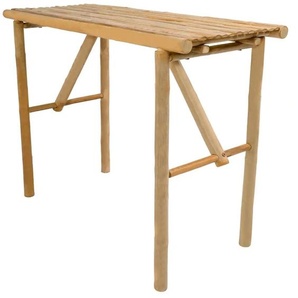 Konsolentisch   ¦ holzfarben ¦ Maße (cm): B: 90 H: 80