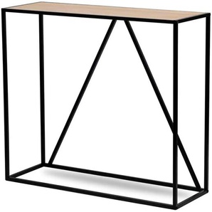 Konsolentisch   ¦ holzfarben ¦ Maße (cm): B: 90 H: 80