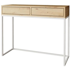 Konsolentisch LANGO 100 cm eiche Artisan+weiß