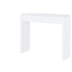 Konsolentisch mit Schubladen - weiß - Materialmix - 100 cm - 85 cm - cm 30,0 | Möbel Kraft