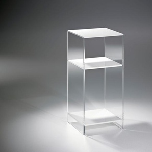 Konsolentisch PLACES OF STYLE Remus Tische Gr. H: 73 cm, weiß (klar, dunkelgrau) Konsolentische Telefontische aus Acrylglas