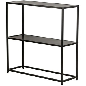 Konsolentisch - schwarz - Materialmix - 27 cm - 80 cm | Möbel Kraft