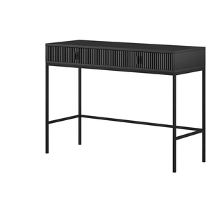 Konsolentisch - schwarz - Materialmix - 50 cm - 77 cm | Möbel Kraft