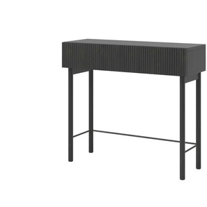 Konsolentisch - schwarz - Materialmix - 90 cm - 80 cm - cm 35,6 | Möbel Kraft