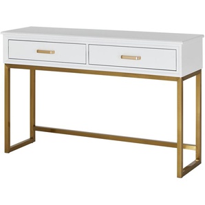 Konsolentisch - weiß - Materialmix - 137 cm - 86 cm - 38 cm | Möbel Kraft