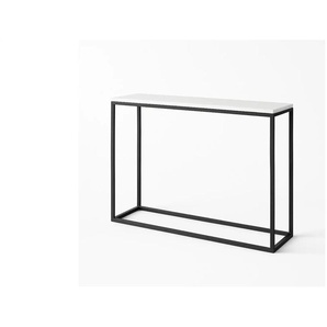 Konsolentisch - weiß - Materialmix - 100 cm - 80 cm | Möbel Kraft