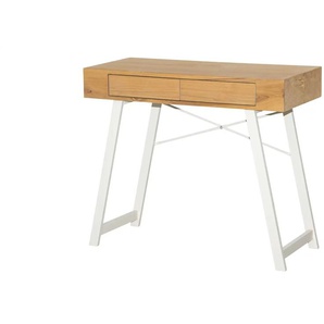 Konsolentisch - weiß - Materialmix - 40 cm - 76 cm | Möbel Kraft