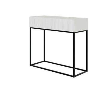 Selsey Konsolentisch - weiß - Materialmix - 90 cm - 79 cm | Möbel Kraft