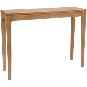 Konsolentisch, Wildeiche, Holz, Wildeiche, massiv, 30x80x100 cm, Wohnzimmer, Wohnzimmertische, Konsolentische