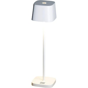 Konstsmide - 7829-250 Capri LED-Akku-Tischlampe 2.2 w Warmweiß Weiß