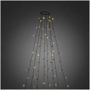 KONSTSMIDE LED-Baummantel, 240-flammig, LED Lichterkette mit Ring Ø 11, 8 Stränge à 30 Dioden