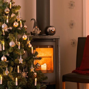 KONSTSMIDE LED-Christbaumkerzen Weihnachtsdeko, Christbaumschmuck, 35-flammig, LED Baumkette, Topbirnen, One String, 35 warm weiße Dioden