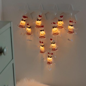 KONSTSMIDE LED-Lichterkette, 10 St.-flammig, LED Dekolichterkette, mit An/Aus-Schalter, 10 warm weiße Dioden