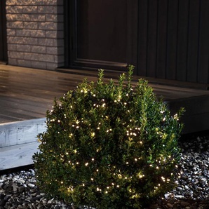 LED-Lichterkette KONSTSMIDE Lichterketten Gr. Dioden 480 St. Flammen 480 St., Kabellänge 0,5 m x Gesamtlänge 6,5 m, schwarz Lichterketten Lichternetze LED Büschelllichterkette Cluster, 480 warm weiße Dioden