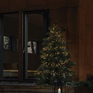 KONSTSMIDE LED-Lichterkette Weihnachtsdeko aussen, 600-flammig, Micro LED Compactlights, 600 warm weiße Dioden