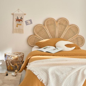 Kopfteil aus Rattan und Rohrgeflecht 90 cm