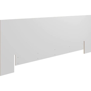 Kopfteil MÜLLER SMALL LIVING FLAI WIDE Polsterauflagen Gr. B/H: 174,6 cm x 68,1 cm, weiß (weiß birke) Bettgestell Bettgestelle ohne Kopfteil, korrespondiert in der Breite mit den ADD Ons