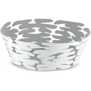 Korb Barket metall weiß / Ø 18 cm - Stahl - Alessi - Weiß
