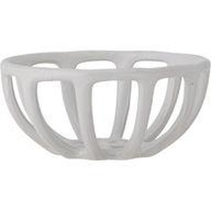 Korb Foligno keramik weiß / Keramik - Ø 16 x H 7,5 cm - Bloomingville - Weiß