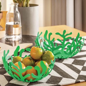 Korb Mediterraneo metall grün / Ø 21 cm - Stahl - Alessi - Grün