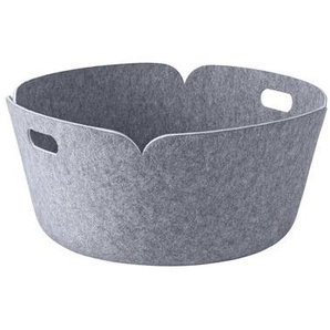 Korb Restore textil grau / Ø 52 cm - Muuto - Grau