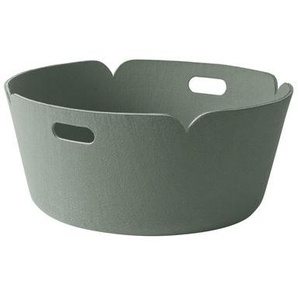 Korb Restore textil grün / Ø 52 cm - Muuto - Grün