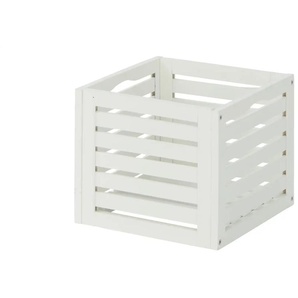 Korb - weiß - Massivholz - 31 cm - 26 cm - cm 31,0 | Möbel Kraft