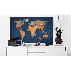Korkbild Ink Oceans Kork Blau 120 x 80cm