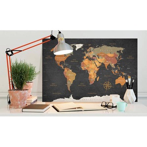 Korkbild Secrets of the Earth Kork Schwarz 60 x 40cm