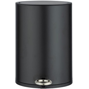 Kosmetik Treteimer Monza Easy Close Schwarz matt, Mattiert, 3 Liter, Schwarz, Stahl schwarz, Kunststoff (abs) schwarz, Polypropylen schwarz - schwarz