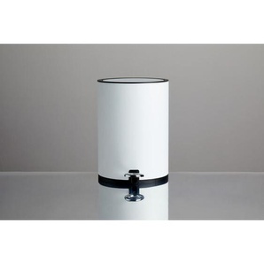 Kosmetik Treteimer Monza Easy Close Weiß, Mattiert, 3 Liter, Weiß, Stahl weiß, Kunststoff (abs) weiß, Polypropylen schwarz - weiß - Wenko