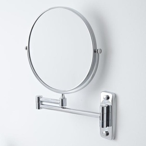 Kosmetikspiegel, rund 20cm, 2-seitig inkl. 2-facher Vergrößerung, Faltbar – Como Hudson Reed