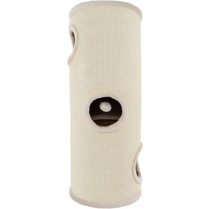 Kratztonne mit Sisal Kratzturm Kratzbaum Kratzsäule Höhe 100 cm Beige - Lionto