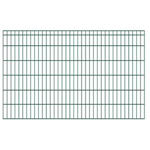KRAUS Doppelstabmattenzaun Dino-Pro DS-60x40 Zaunelemente grün, 120 cm hoch, 15 Elemente für 30 m, 16 Pfosten Gr. H/L: 120 cm x 30 m, grün Zaunelemente