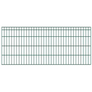 KRAUS Doppelstabmattenzaun Dino-Pro DS-Z42 Zaunelemente grün, 80 cm hoch, 15 Elemente für 30 m, 16 Pfosten Gr. H/L: 80 cm x 30 m, grün Zaunelemente