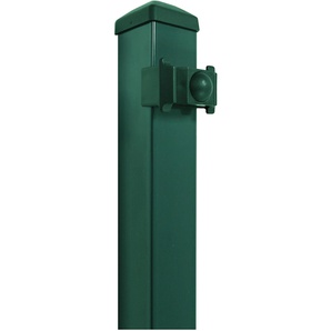 KRAUS Zaunpfosten Modell K mit Klemmhaltern Zaunpfosten 4x4x200 cm, für Höhe 140 cm Gr. 1 St. Stück, grün Zaunpfosten