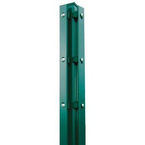 KRAUS Zaunpfosten Modell P mit Edelstahlplättchen Zaunpfosten 4x6x160 cm, für Höhe 103 cm Gr. 1 St. Stück, grün Zaunpfosten