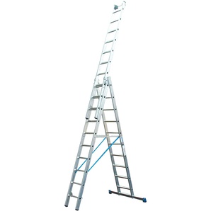 KRAUSE Doppelleiter STABILO Leitern Gr. B/H: 50 cm x 300 cm, silberfarben Leitern