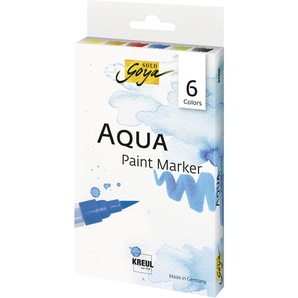 Kreul Solo Goya Aqua Paint Marker 6er Set GLO663201214