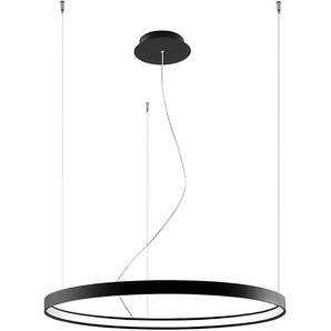 Kronleuchter SOLLUX LIGHTING RIO Lampen Gr. Höhe: 150 cm, schwarz Pendelleuchte LED Hängeleuchten und Pendelleuchten