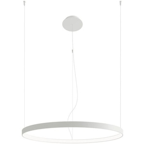 Kronleuchter SOLLUX LIGHTING RIO Lampen Gr. 1 flammig, Höhe: 150 cm, weiß Pendelleuchte LED Hängeleuchten und Pendelleuchten