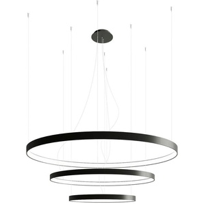Kronleuchter SOLLUX LIGHTING RIO Lampen Gr. Höhe: 150 cm, schwarz Pendelleuchte LED Hängeleuchten und Pendelleuchten