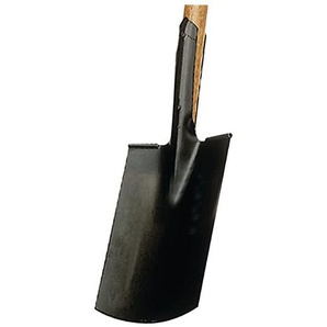 Krumpholz - Bauspaten 285x185/180mm Gr.2 m.Trittschutz u.T-Stiel