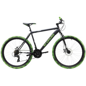 KS Cycling Mountainbike, Grün, Schwarz, Metall, 180x51x80 cm, Freizeit, Sport & Fitness, Fahrräder