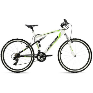 KS Cycling Mountainbike Fully Scrawler 568M, Grün, Weiß, Metall, 180x70 cm, Freizeit, Sport & Fitness, Fahrräder