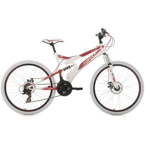KS Cycling Mountainbike Fully Topeka 184M, Weiß, Metall, 180x70x80 cm, Freizeit, Sport & Fitness, Fahrräder, Mountainbikes