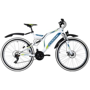 KS Cycling Mountainbike Fully Zodiac 636M, Weiß, Metall, 180x70x100 cm, Freizeit, Sport & Fitness, Fahrräder, Mountainbikes